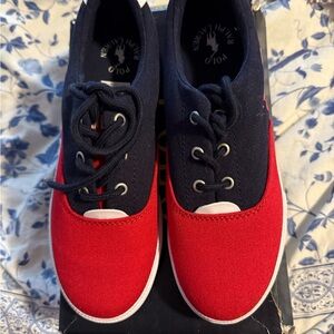 Polo by Ralph Lauren Kids Red and Navy Sneakers